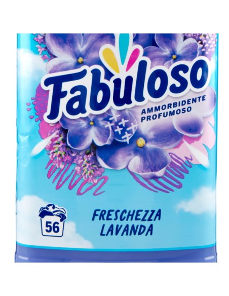 fabuloso ammorbidente per bucato - 56 lavaggi 1250ml - freschezza lavanda: tuttocasashop.it: prodotti per bucato e tessuti