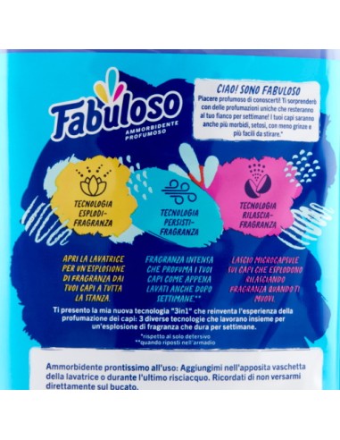 fabuloso ammorbidente per bucato - 56 lavaggi 1250ml - freschezza lavanda: tuttocasashop.it: prodotti per bucato e tessuti
