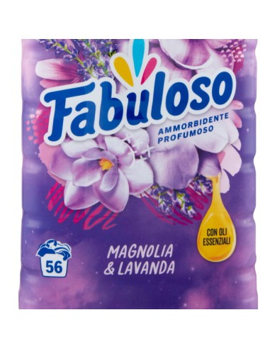 fabuloso ammorbidente per bucato - 56 lavaggi 1250ml - magnolia e lavanda: tuttocasashop.it: prodotti per bucato e tessuti