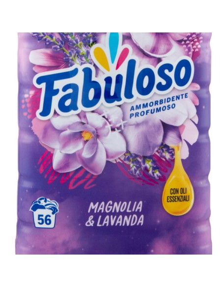 fabuloso ammorbidente per bucato - 56 lavaggi 1250ml - magnolia e lavanda: tuttocasashop.it: prodotti per bucato e tessuti