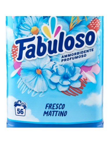 fabuloso ammorbidente per bucato - 56 lavaggi 1250ml - fresco mattino: tuttocasashop.it: prodotti per bucato e tessuti