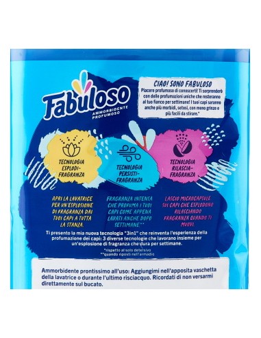 fabuloso ammorbidente per bucato - 56 lavaggi 1250ml - fresco mattino: tuttocasashop.it: prodotti per bucato e tessuti