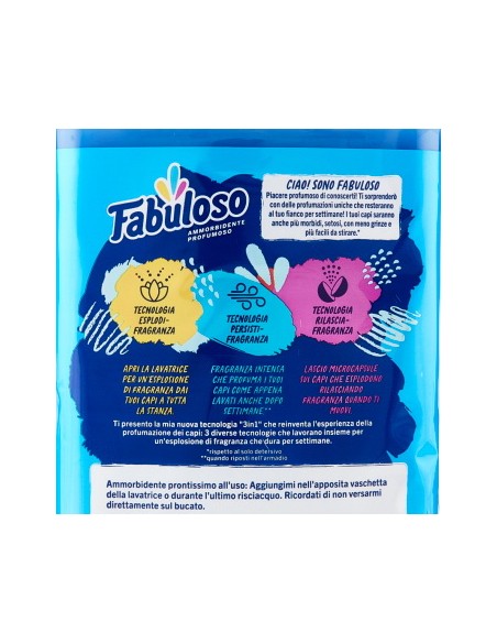 fabuloso ammorbidente per bucato - 56 lavaggi 1250ml - fresco mattino: tuttocasashop.it: prodotti per bucato e tessuti