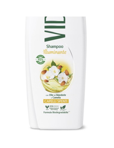 vidal shampoo 250ml illuminante capelli spenti - olio di mandorle e camelia: tuttocasashop.it: igiene e cura della persona