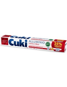 cuki alluminio per alimenti doppia forza - 10 metri - trama a rilievo: tuttocasashop.it: carta & monouso