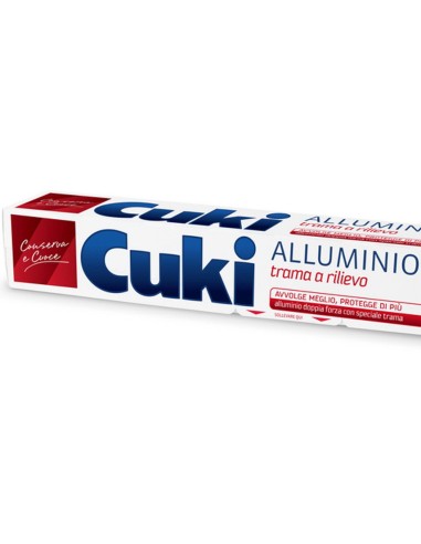 cuki alluminio per alimenti doppia forza - 10 metri - trama a rilievo: tuttocasashop.it: carta & monouso