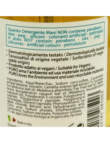 forhans sapone liquido 300ml - con te' verde bio e tea tree - purificante: tuttocasashop.it: igiene e cura della persona