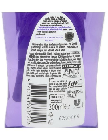 mentadent sensitive mineral active - collutorio 300ml: tuttocasashop.it: igiene e cura della persona