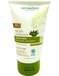 naturaverde bio crema mani - 75ml - olio d'oliva - emolliente vellutante: tuttocasashop.it: igiene e cura della persona