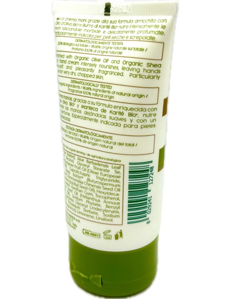 naturaverde bio crema mani - 75ml - olio d'oliva - emolliente vellutante: tuttocasashop.it: igiene e cura della persona