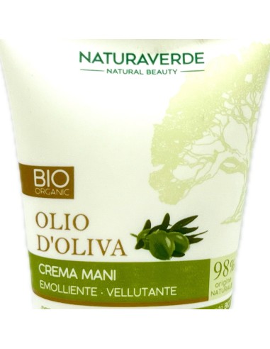 naturaverde bio crema mani - 75ml - olio d'oliva - emolliente vellutante: tuttocasashop.it: igiene e cura della persona