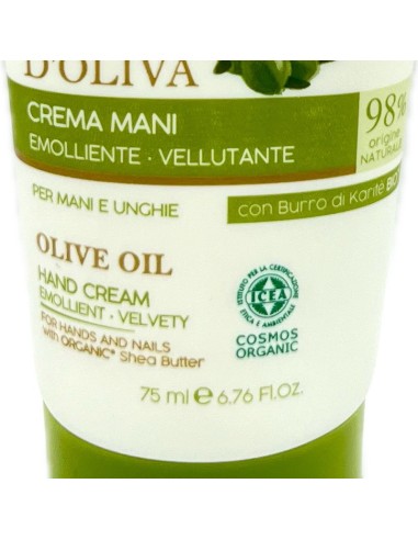 naturaverde bio crema mani - 75ml - olio d'oliva - emolliente vellutante: tuttocasashop.it: igiene e cura della persona