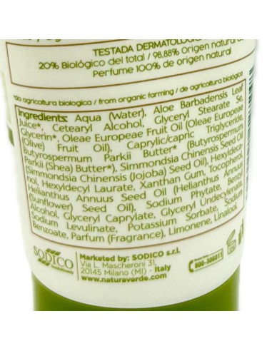 naturaverde bio crema mani - 75ml - olio d'oliva - emolliente vellutante: tuttocasashop.it: igiene e cura della persona