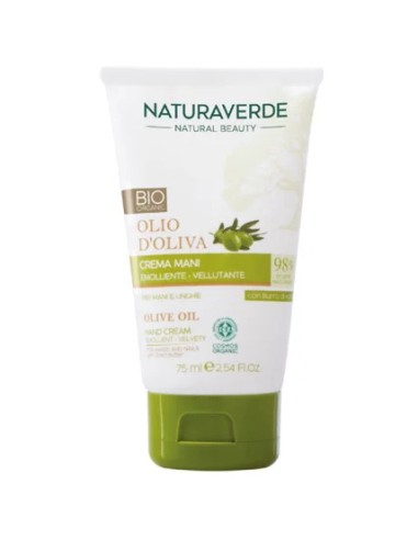 naturaverde bio crema mani - 75ml - olio d'oliva - emolliente vellutante: tuttocasashop.it: igiene e cura della persona