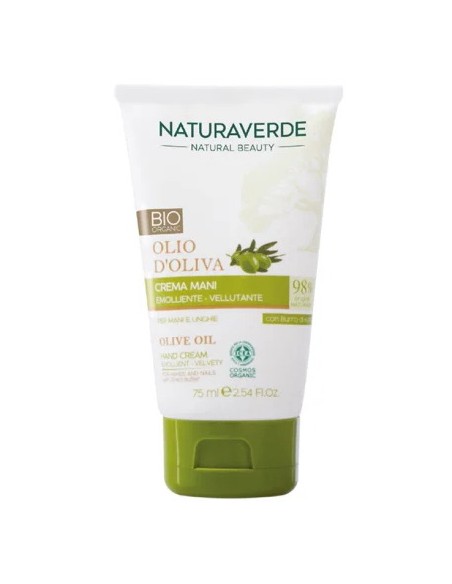 naturaverde bio crema mani - 75ml - olio d'oliva - emolliente vellutante: tuttocasashop.it: igiene e cura della persona