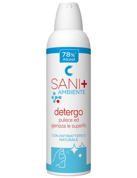 sani+ detergo - 250ml - pulisce ed igienizza le superfici - antibatterico: tuttocasashop.it: pulizia e cura della casa
