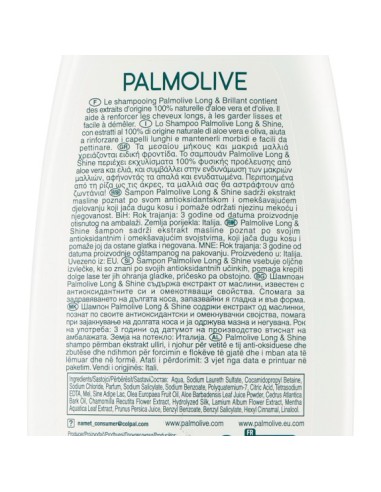 palmolive shampoo 350ml - morbidezza e lucentezza - capelli medi e lunghi: tuttocasashop.it: igiene e cura della persona