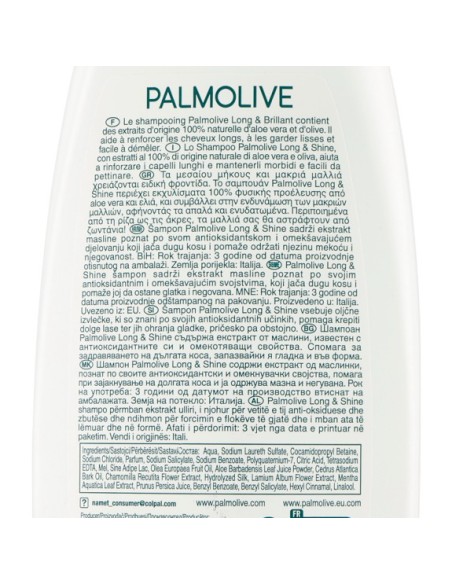 palmolive shampoo 350ml - morbidezza e lucentezza - capelli medi e lunghi: tuttocasashop.it: igiene e cura della persona