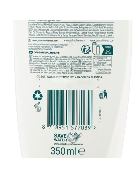 palmolive shampoo 350ml - morbidezza e lucentezza - capelli medi e lunghi: tuttocasashop.it: igiene e cura della persona