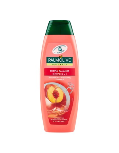 palmolive shampoo e balsamo 2in1 - 350ml - hydra balance - pesca: tuttocasashop.it: igiene e cura della persona