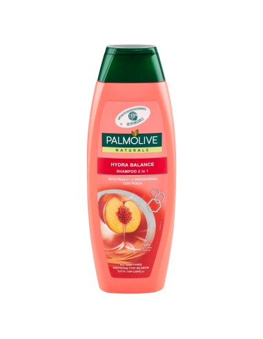 palmolive shampoo e balsamo 2in1 - 350ml - hydra balance - pesca: tuttocasashop.it: igiene e cura della persona