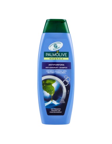 palmolive shampoo 350ml - antiforfora uso frequente - con menta selvatica: tuttocasashop.it: igiene e cura della persona