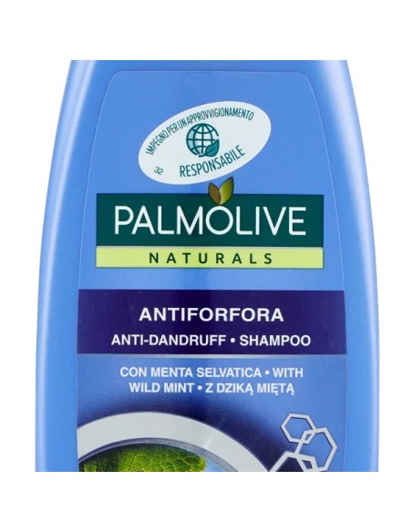 palmolive shampoo 350ml - antiforfora uso frequente - con menta selvatica: tuttocasashop.it: igiene e cura della persona