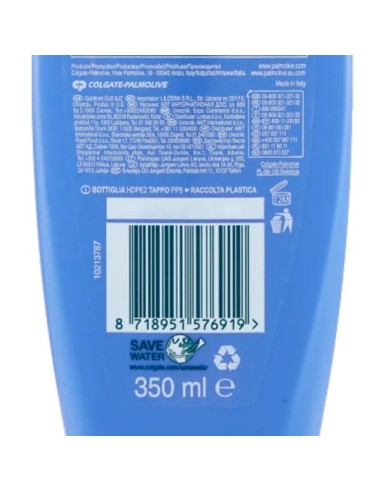 palmolive shampoo 350ml - antiforfora uso frequente - con menta selvatica: tuttocasashop.it: igiene e cura della persona