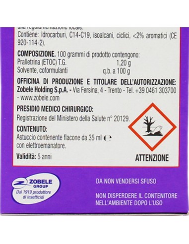 spira elettroemanatore antizanzare liquido - 45 notti - biuso: tuttocasashop.it: pulizia e cura della casa