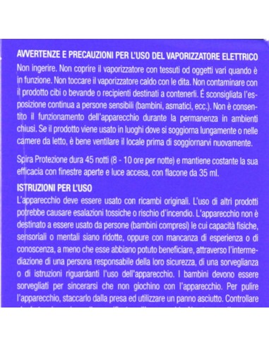 spira elettroemanatore antizanzare liquido - 45 notti - biuso: tuttocasashop.it: pulizia e cura della casa