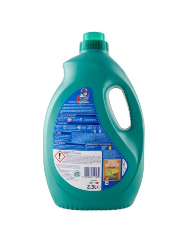 ace gentile candeggina delicata 2300ml oxy color - lavanda e muschio bianco: tuttocasashop.it: prodotti per bucato e tessuti