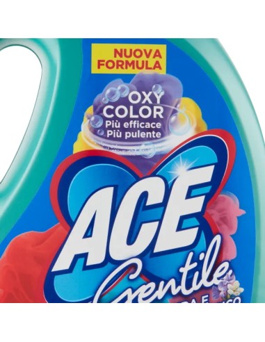 ace gentile candeggina delicata 2300ml oxy color - lavanda e muschio bianco: tuttocasashop.it: prodotti per bucato e tessuti