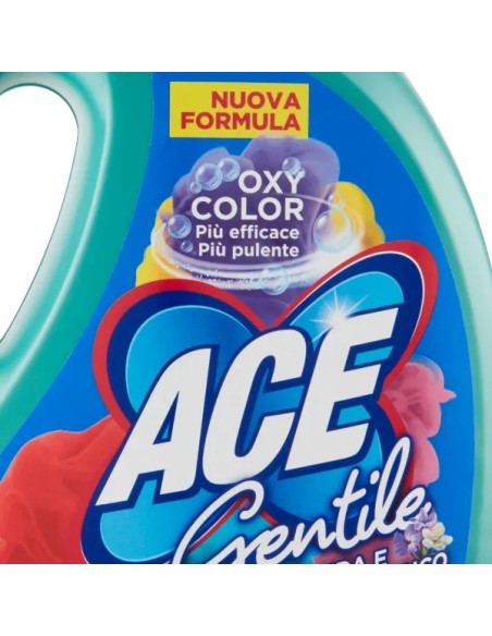 ace gentile candeggina delicata 2300ml oxy color - lavanda e muschio bianco: tuttocasashop.it: prodotti per bucato e tessuti