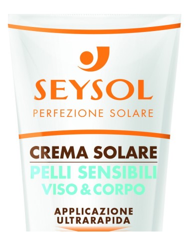 seysol crema solare pelli sensibili viso & corpo 125ml - spf 30 - alta: tuttocasashop.it: igiene e cura della persona