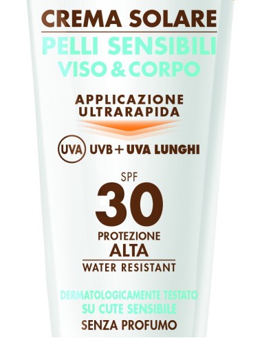 seysol crema solare pelli sensibili viso & corpo 125ml - spf 30 - alta: tuttocasashop.it: igiene e cura della persona