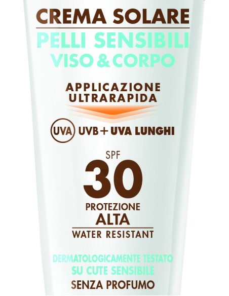 seysol crema solare pelli sensibili viso & corpo 125ml - spf 30 - alta: tuttocasashop.it: igiene e cura della persona