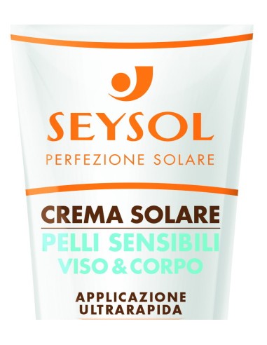 seysol crema solare pelli sensibili viso & corpo 125ml - spf 50+ molto alta: tuttocasashop.it: igiene e cura della persona