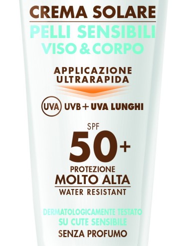 seysol crema solare pelli sensibili viso & corpo 125ml - spf 50+ molto alta: tuttocasashop.it: igiene e cura della persona