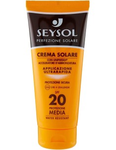 seysol crema solare 200ml - water resistant - spf 20 - protezione media: tuttocasashop.it: igiene e cura della persona