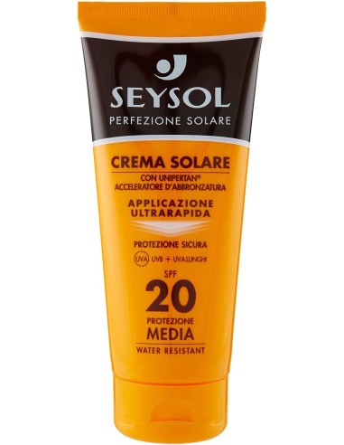 seysol crema solare 200ml - water resistant - spf 20 - protezione media: tuttocasashop.it: igiene e cura della persona