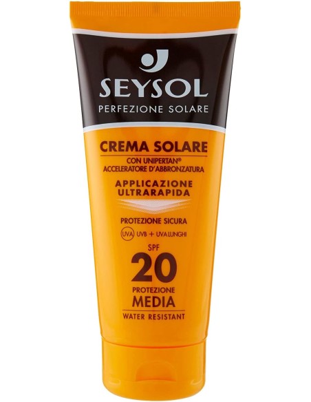 seysol crema solare 200ml - water resistant - spf 20 - protezione media: tuttocasashop.it: igiene e cura della persona