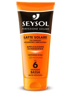 seysol latte solare 200ml - water resistant - spf 6 - protezione bassa: tuttocasashop.it: igiene e cura della persona