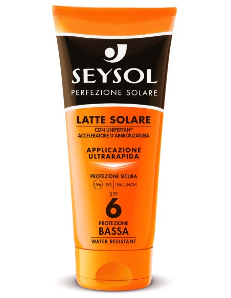seysol latte solare 200ml - water resistant - spf 6 - protezione bassa: tuttocasashop.it: igiene e cura della persona