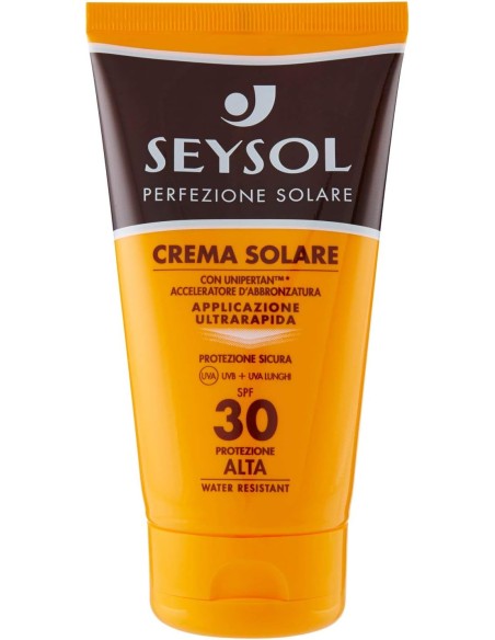 seysol crema solare 150ml - water resistant - spf 30 - protezione alta: tuttocasashop.it: igiene e cura della persona
