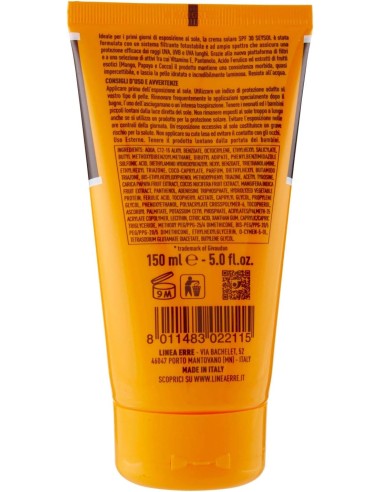 seysol crema solare 150ml - water resistant - spf 30 - protezione alta: tuttocasashop.it: igiene e cura della persona