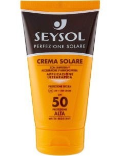 seysol crema solare 150ml - water resistant - spf 50 - protezione molto alta: tuttocasashop.it: igiene e cura della persona