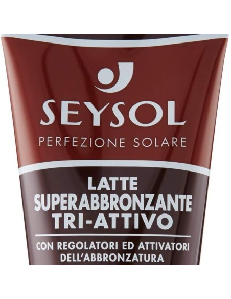 seysol latte superabbronzante tri-attivo 150ml attivatore dell'abbronzatura: tuttocasashop.it: igiene e cura della persona