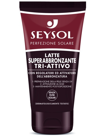 seysol latte superabbronzante tri-attivo 150ml attivatore dell'abbronzatura: tuttocasashop.it: igiene e cura della persona