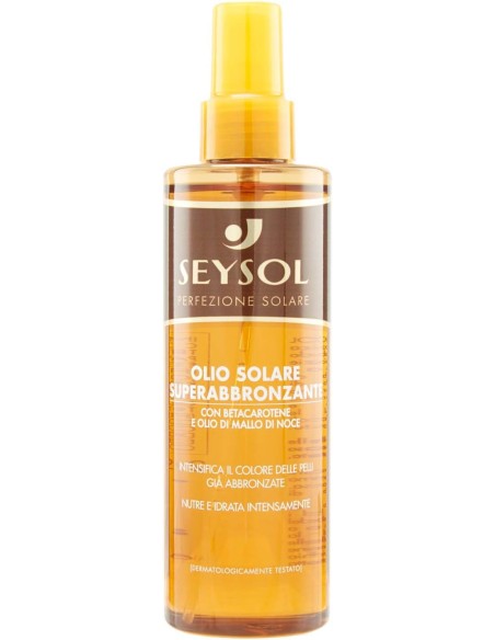 seysol olio solare superabbronzante 200ml - intensifica l'abbronzatura: tuttocasashop.it: igiene e cura della persona
