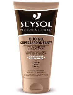 seysol olio gel superabbronzante 150ml - con 3 acceleratori d'abbronzatura: tuttocasashop.it: igiene e cura della persona
